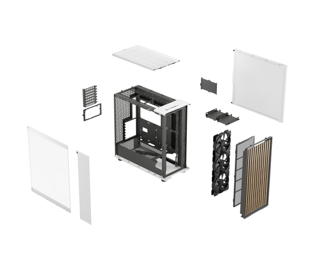 Fractal Design North XL Chalk White TG Clear - 1228501 - zdjęcie 3